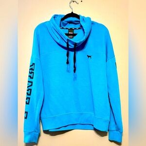 Victoria’s Secret PINK Turquoise Blue Cowl Neck Sweater - Medium